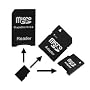 MCSD-MSDuo/miniSD/SD: Micro SD Adapter Set (SD, mini SD, Memory Stick Pro Duo)