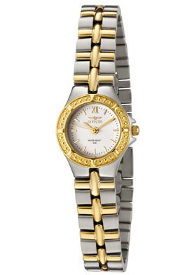 Invicta Women's 0136 Wildflower Collection 18k Gold-Plated and Stainless Steel Watch