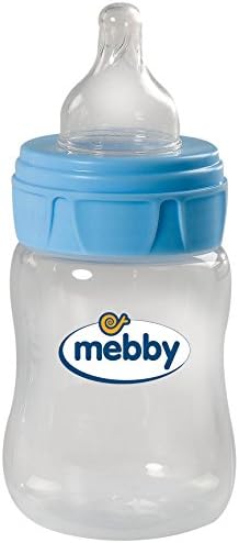 Mebby Medel In PES Feeding Bottle With Teat Silicone Colour Blue 150ml