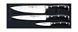 Wusthof Classic Ikon 3-Piece Kitchen Knife Set, Black