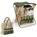 Gardener - Seat With 5Pc Garden Tool Kit
