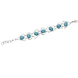 Sterling Silver Fashion Turquoise Bracelet