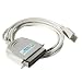 Video Games : Cables To Go - 16898 - 6ft USB IEEE-1284 Parallel Printer Adapter Cable (Beige)