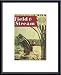 FIELD & STREAM: August 1946 by Walter Dower / FIELD & STREAM Magazine 11.00X17.00 Framed with Black Metal Frame
