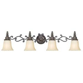 Kenroy Home 90044BRZ Regal Vanity Four Light by Kenroy Home