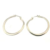 Stainless Surgical Steel Classic Hoop Earrings 316L 3/4" Round by Bucasi FREE SHIPPING