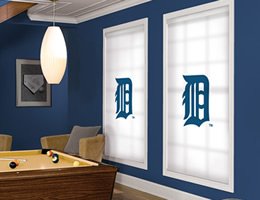 Detroit Tigers MLB Roller Window Shades - opt. Cordless Lift