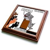Londons Times Fish Fishing Deep Beneath Cartoons - 12 Step Groupers Drink Like A Fish - Trivets