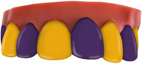 Team Teeth Gold and Purple