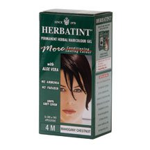 Herbatint Permanent Herbal Haircolour Gel with Aloe Vera (Mahogany Chestnut 4M 4.56 fl oz.)