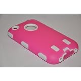 Body Armor for iPhone 3G / 3GS - Hot Pink & White