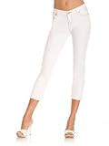 GUESS Lena Capri Pants, WHITE (30)