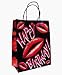 Sexy Birthday Lips Talking Gift Bag The Bag with Something to Say