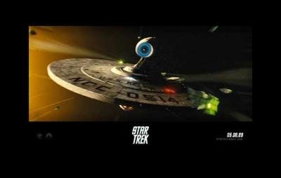 Star Trek XI - style M by Unknown. CANVAS with 3/4 inch bars. 13.39 inches width by 5.81 inches height. Highest Quality Art Poster Print