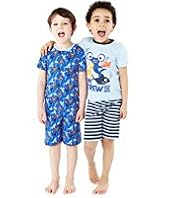 2 Pack Pure Cotton Assorted Short Pyjamas