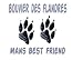 BOUVIER DES FLANDRES MAN'S BEST FRIEND Hooded Sweatshirt (Hoodie) (Various Colors Available)