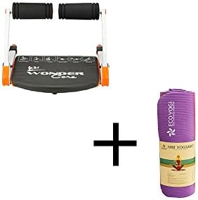 Wonder core smart 2015wondercoresmart + yoga mat / indoor sit-ups / health / diet / exercise equipment (White orange)