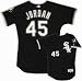 Michael Jordan Chicago White Sox MLB Jersey #45 (Black) Authentic Diamond Collection Baseball Throwback