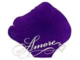 1000 Wedding Silk Rose Petals Purple Indigo-Regency