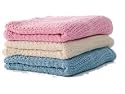 Babydan Cotton Cellular Blanket - Blue