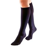 Truform, 10-20 mmHg of Compression, Ladies Trouser Sock, Black, Medium (Pack of 2)