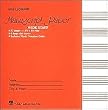 Wide Staff Manuscript Paper (Red Cover)