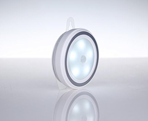 2 Naissance Battery-Powered Motion Sensor LED Night Light,Motion Sensor Light,Stick-Anywhere Indoors,Safe for Kids, with FREE 3M Adhesive Pads, Great for Hallway, Closet, Stairs, Bathroom, Bedroom