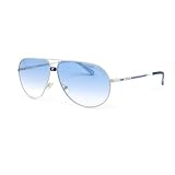 Carrera Easydriver 6 Semi Matt White Frame/Azure Gradient Lens Metal Sunglasses