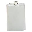 Maxam&reg; 8oz Stainless Steel Hip Flask with Screw Down Cap