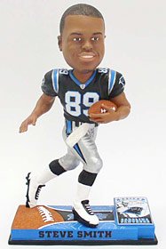 Carolina Panthers Steve Smith Forever Collectibles On Field Bobble Head