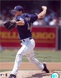 Jake Peavy Autographed/Hand Signed San Diego Padres 8x10 Photo