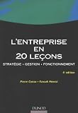 L entreprise en 20 leçons : Stratégie Gestion Fonctionnement