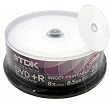 TDK DVD+R Double Layer 8x Speed 8,5 GB 25er Spindel printable (bedruckbar) DVD+r Rohlinge