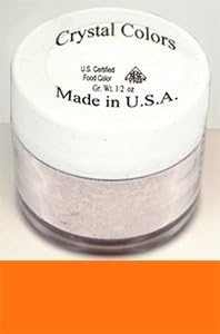 Crystal Colors Powder Colour &amp; Dusting Powder - Saffron