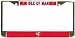 Isle of Mann Mann Manx Flag Chrome Metal License Plate Frame Holder