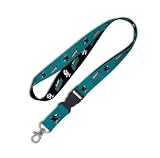 San Jose Sharks Detachable Lanyard Key Ring with NHL National Hockey League Sports Team Logos