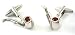 Silver Smoking Pipe Cufflinks