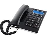 Doro Matra - D915C - T&eacute;l&eacute;phone Filaire - Mains libres - Touche bis - Ecran r&eacute;tro-&eacute;clair&eacute; - Noir