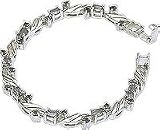 Gifts for Women - Bangle Bracelet Sterling Silver and Amethyst Gemstones Indian-Style (brclt135)