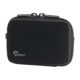 Lowepro Sausalito 20 Carrying Case for Camera - Black - Pouch - Neoprene, Polyurethane