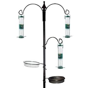GARDEN BIRD FEEDING FEEDER STATION/FEED/WATER TABLE NEW