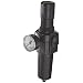 Dixon B74G-4AG-MB Norgren Series Automatic Drain Filter/Regulator with Metal Bowl and Sight Glass, 1/2" Basic, 212 SCFM, 1/2" Port Size, 5-125 PSI