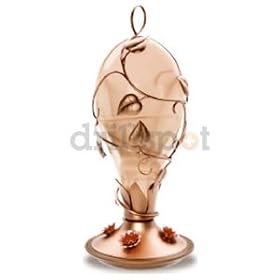 Looking Glass Hummingbird Feeder - 5.25 X 5.25 X 11.5 - Copper by WOODSTREAM HUMMINGBIRD W