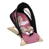 Scandinavian Child Svan Bouncer Black/Watermelon