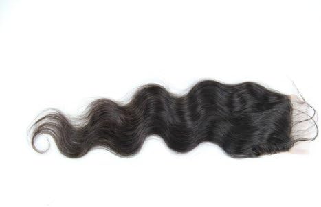 10" Brazilian Virgin Hair Body Wave Lace Closure/top Closure (4"*4") Natural Color 120% Density
