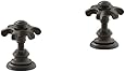 KOHLER K-98068-3M-2BZ Artifacts Bathroom sink prong handles, Less Spout, Oil-Rubbed Bronze