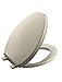 Kohler K-4748-47 Saile Quiet-Close Quick Release Elongated Toilet Seat, Almond