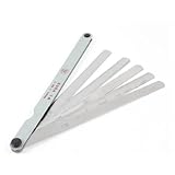 uxcell シックネスゲージ ハウジング 14本ブレード すきまゲージ 21cmの長さ 0.02-1.00mmの厚さ