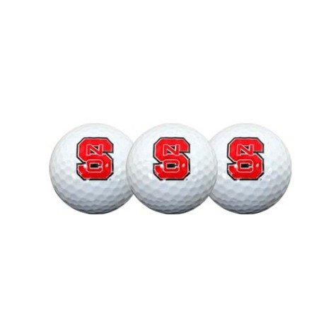 North Carolina State Wolfpack Ncaa Golf Ball 3-pack