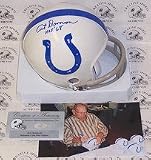 Art Donovan Autographed Baltimore Colts Mini Football Helmet with Inscription